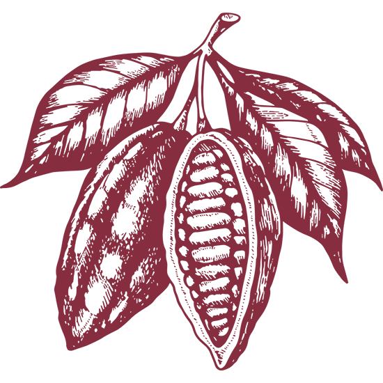 red leaf graphic